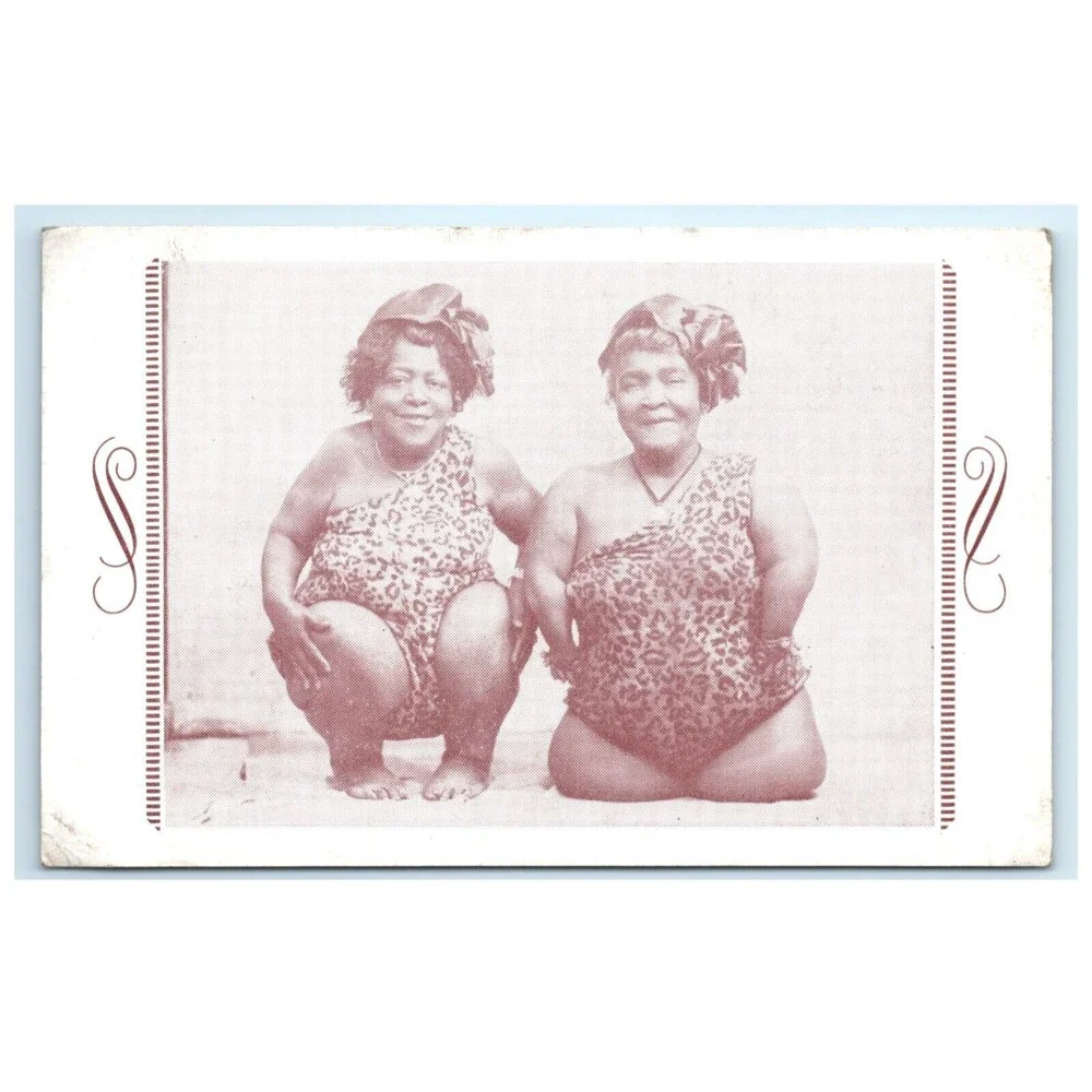 VTG Postcard Alzoria Johanna Cavalcade Variety Show New York Coney Island Rare